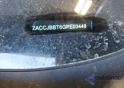 2016 Jeep Renegade 75Th Anniversary z USA, uszkodzony, nr VIN ZACCJBBT6GPE03448